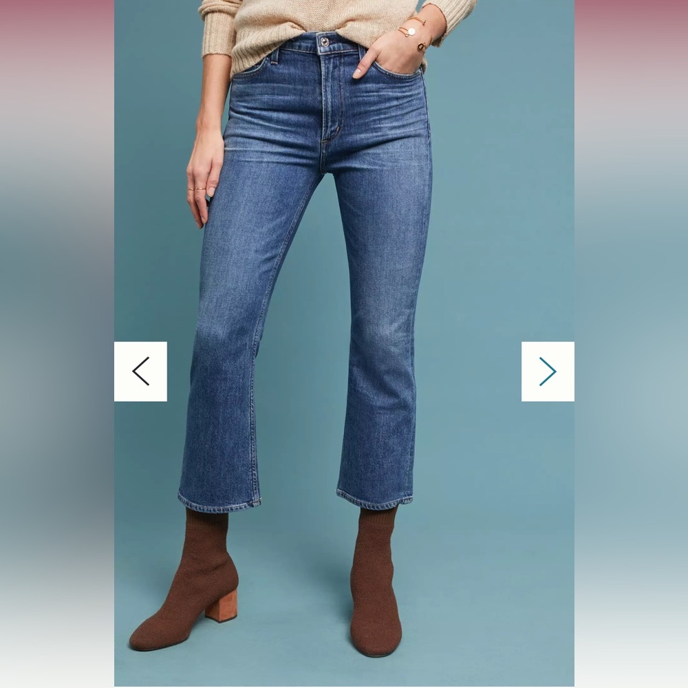 Citizens Of Humanity Blue Ankle Jeans